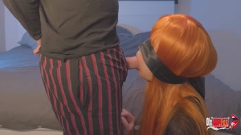 Redhead Stepson's Deepthroat Delight