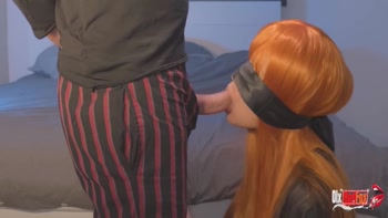 Redhead Stepson's Deepthroat Delight