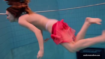 Russian Water Beauty Shines with Her Small Tits