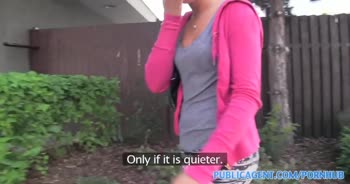 PublicAgent Fucking a Big Cock in the Bushes