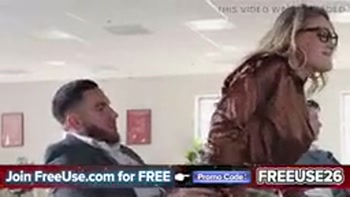 The Entire Office Uses Penelope Kay's Mouth and Cunt as a Cock Hugger