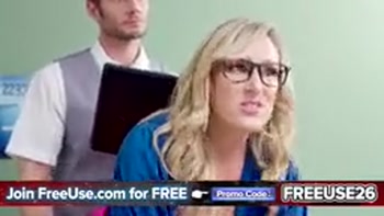 The Entire Office Uses Penelope Kay's Mouth and Cunt as a Cock Hugger
