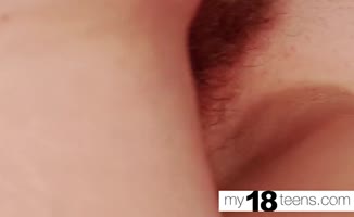 Raucous Threesome with Blonde Babe: Deepthroat Blowjobs & Rough Doggy Style