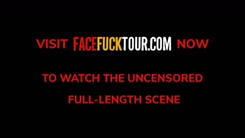 Busty Blonde Cum Slut Sloppy Head POV Close Up On Huge White Dick