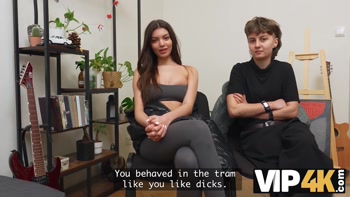 VIP4K. A Femboy Sold her Girlfriend's Pussy