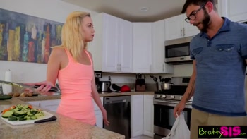 Bratty Sis - Tiny Stepsis Loves The Taste Of My Cum