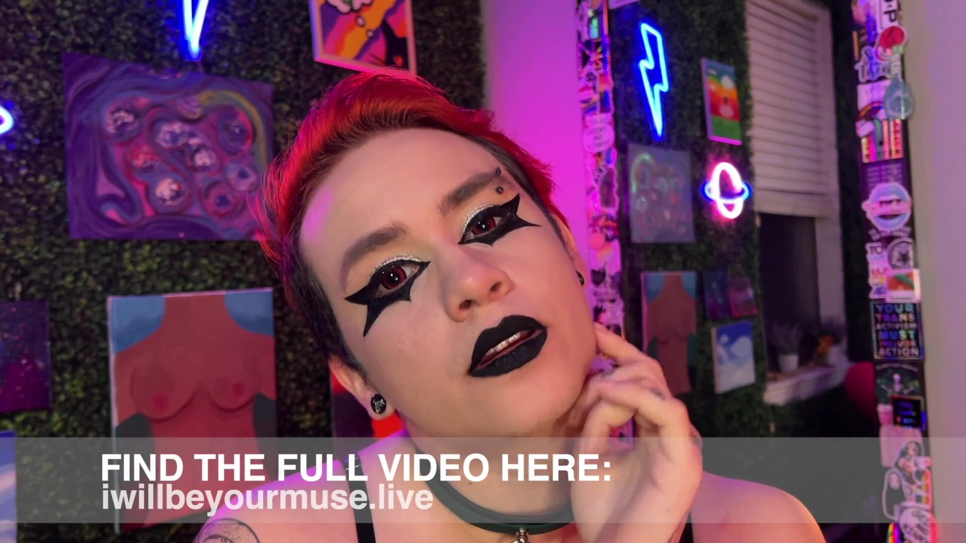 iwillbeyourmuse - Muse's Gothic Seduction: Eye Contact Intensity