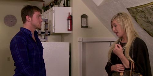 Busty Realtor's Sizzling Transsexual Reunion Ends in a Satisfying Facial