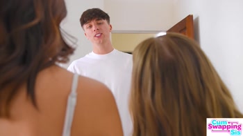 Mia River & Haley Spades Take Turns Sucking Out Every Drop Of Stepbro's Cum - S7:E1