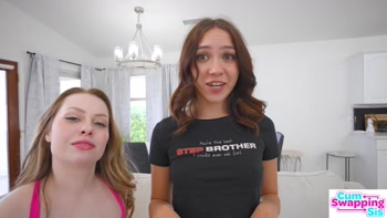 Mia River & Haley Spades Take Turns Sucking Out Every Drop Of Stepbro's Cum - S7:E1