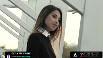 Roxy Lips' Anal Odyssey: Petite Beauty Devoured by Big Cock