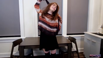 Tanny's Tempting Tease: Small Tits Strip Show