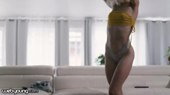 Blonde Cuties Share Steamy Affair of Tongue Play