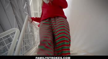 Stepdaughter's Christmas Surprise: Niki Snow and Stepdad Marcus London