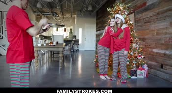 Stepdaughter's Christmas Surprise: Niki Snow and Stepdad Marcus London