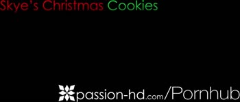 Skye Blue's Christmas Gift: A Busty Blonde's Big Cock Surprise