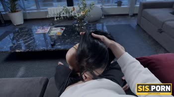 Martin Spell Teaches Stepsister to Blow Him Back After a Smoke