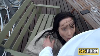 Martin Spell Teaches Stepsister to Blow Him Back After a Smoke