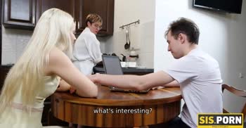 Russian Stepsister's Blonde Bondage