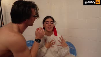 Aubry's Nympho Girlfriend Experience: Rough Sex & Blowjob with Celtic Iron