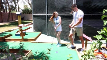 Perky Tit Redhead Fucks Her Seductive Golf Instructor