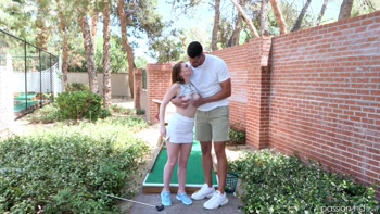 Perky Tit Redhead Fucks Her Seductive Golf Instructor