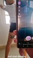 ColombianHotCouple's Sultry Muslim Sis Shares TikTok Live with Her College Friends