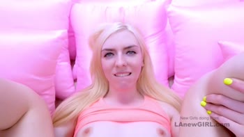 Sexy Blonde Teen (18+)'s Casting Couch Audition Goes Wild