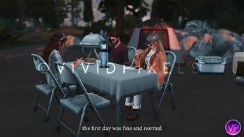 VividPixels' Wicked Whims: Horny Old Dad Seduces Step-Daughter's Friend at Camp in The Sims 4
