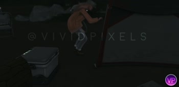 VividPixels' Wicked Whims: Horny Old Dad Seduces Step-Daughter's Friend at Camp in The Sims 4
