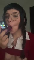 Kgirlfriend's Nerd Girl Sucks Dick in High Definition 60FPS