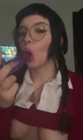 Kgirlfriend's Nerd Girl Sucks Dick in High Definition 60FPS