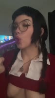 Kgirlfriend's Nerd Girl Sucks Dick in High Definition 60FPS