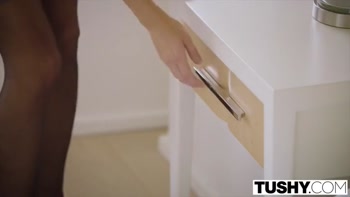 TUSHY Hot assistant punished and ass fucked by boss