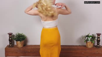 Fifa Targaryen's Blushing Virgin Debut: Solo Masturbation