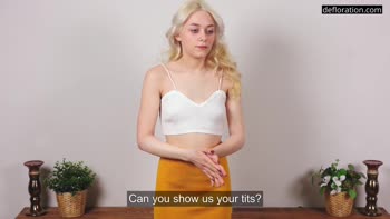 Fifa Targaryen's Blushing Virgin Debut: Solo Masturbation