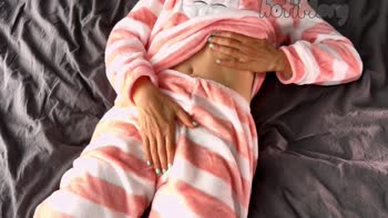 hotiMary's Pajama Pleasure: Petite Babe Masturbates to Bliss