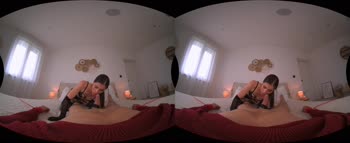Little Caprice's Virtual Reality Tease: Tied Up for a Big Dick Pleasure