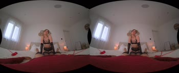 Little Caprice's Virtual Reality Tease: Tied Up for a Big Dick Pleasure