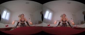 Little Caprice's Virtual Reality Tease: Tied Up for a Big Dick Pleasure