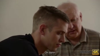 DADDY4K. Slutty girl fucked by horny old step dad behind...