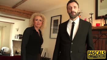 Milf submissive throated