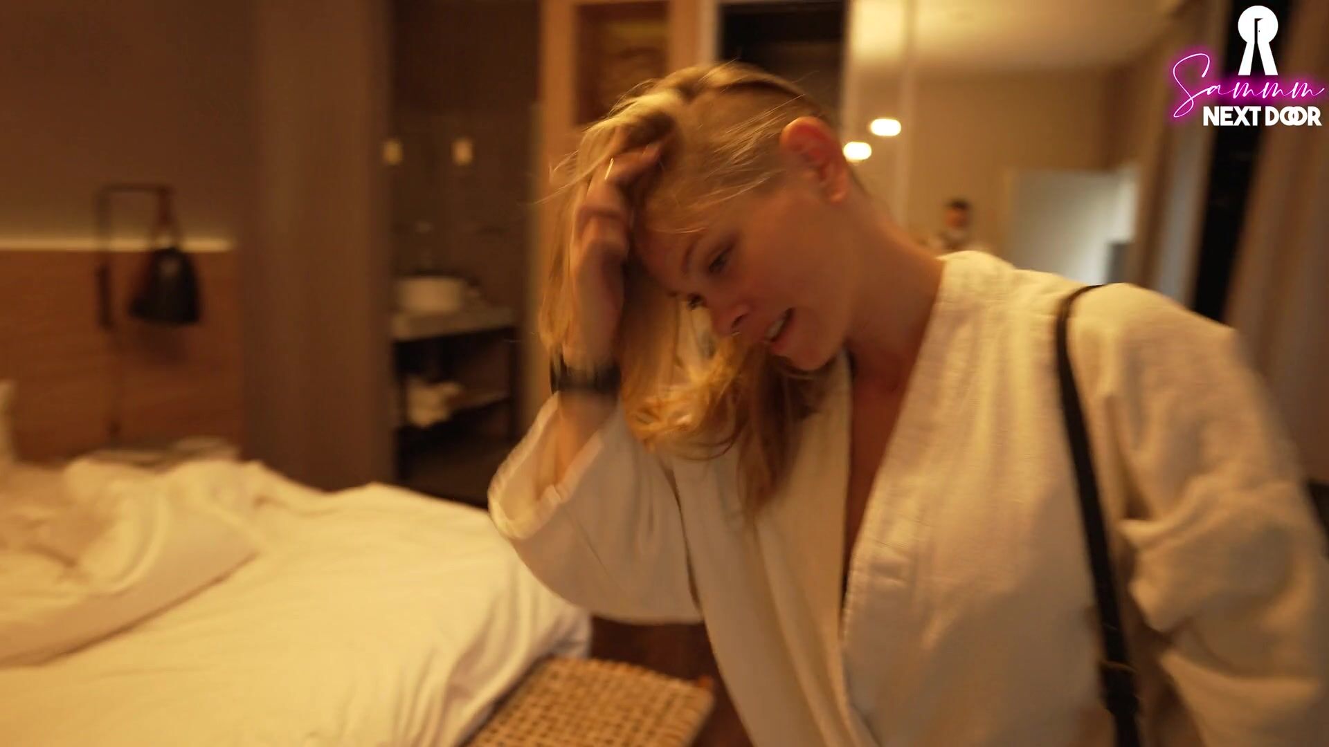 Fucking in the SPA with the Risk of getting Caught! - SammmNextDoor Date Night #29