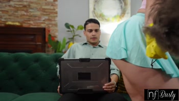 Zoey Uso's Sizzling Seduction: A Thick Blonde House Cleaner Tames the Cock