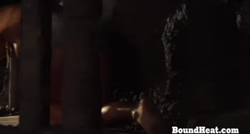 Lesbian Teen (18+) Submits to Czech Mistress' Strap-On Massage