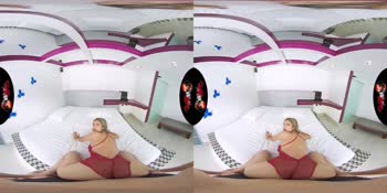 Blonde Latina VR Babe: Immersive 180° Big Tit Cowgirl Experience