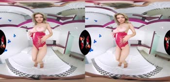 Blonde Latina VR Babe: Immersive 180° Big Tit Cowgirl Experience