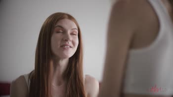 Blonde Bombshell Charlotte Stokely's Sultry Scissoring Affair