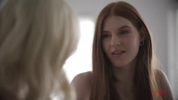 Blonde Bombshell Charlotte Stokely's Sultry Scissoring Affair