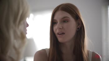 Blonde Bombshell Charlotte Stokely's Sultry Scissoring Affair